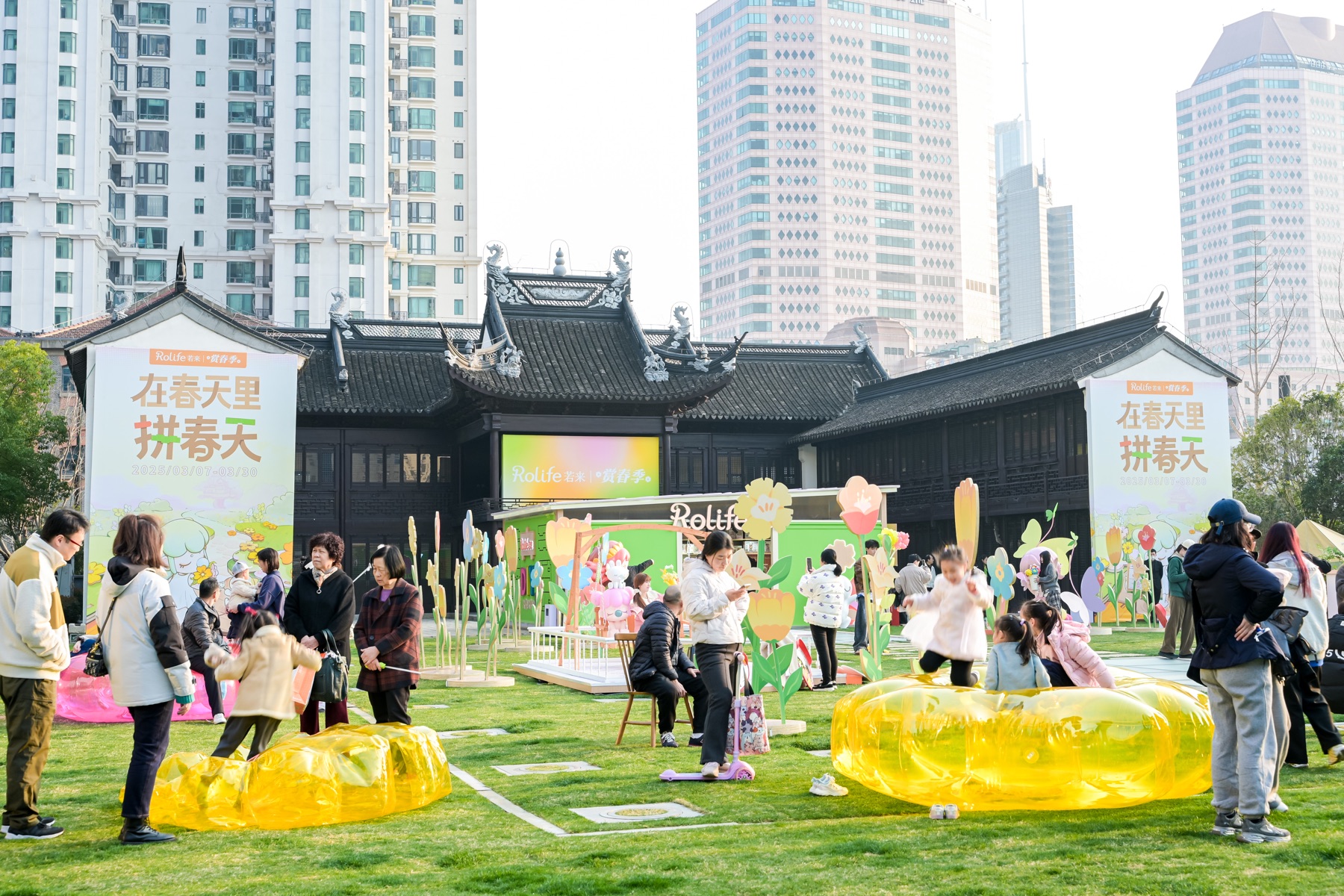 上海苏河湾万象天地，若来赏春季现场照片 12
